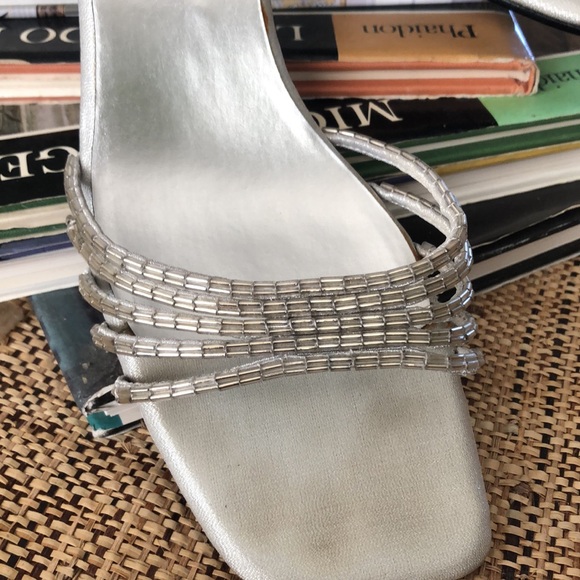 Nina Formal Beaded Slides - Picture 3 of 7